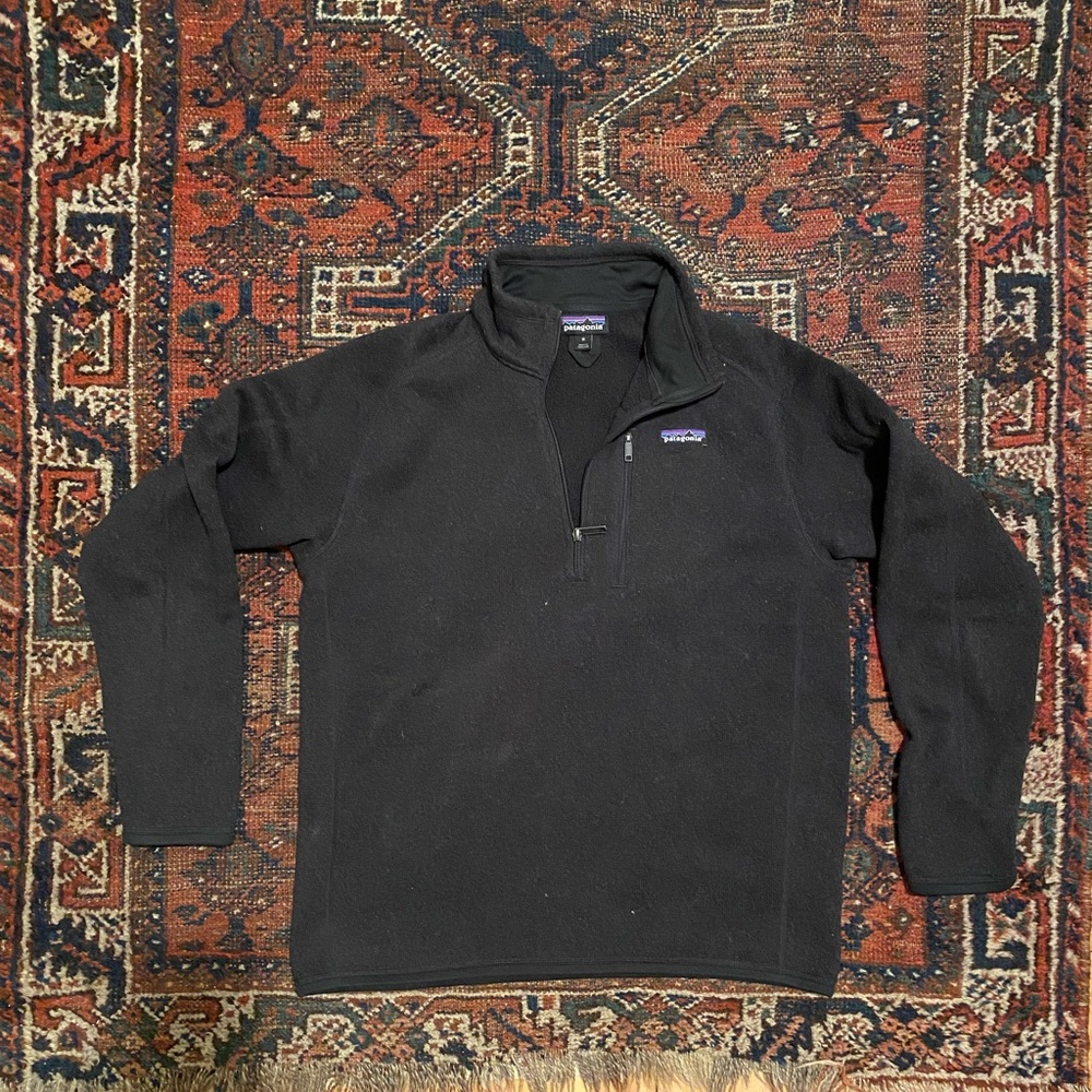 Patagonia Better Sweater Quarter Zip Fleece, Men’s Medium